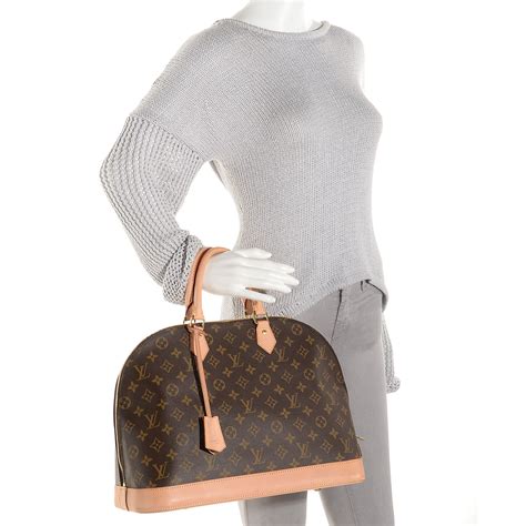 louis vuitton alma mm monogram|Louis Vuitton Alma bag sizes.